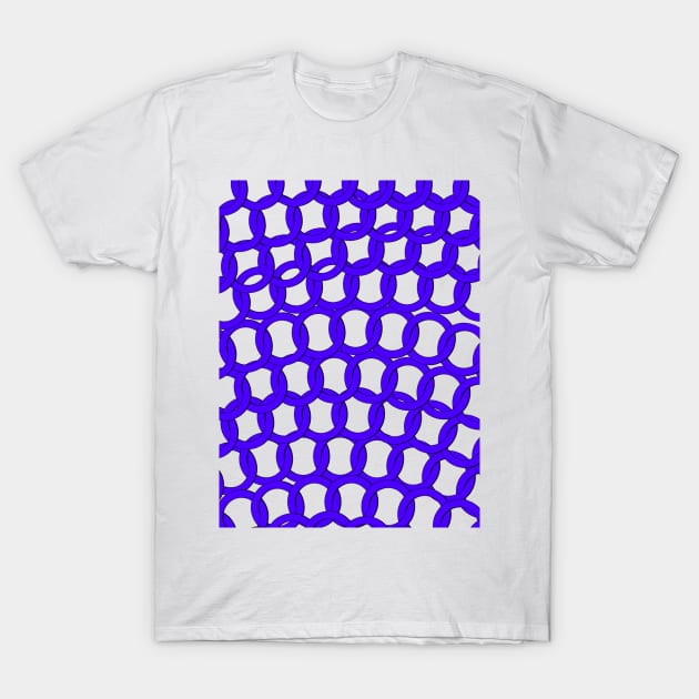 blue locks pattern background abstract T-Shirt by Artistic_st